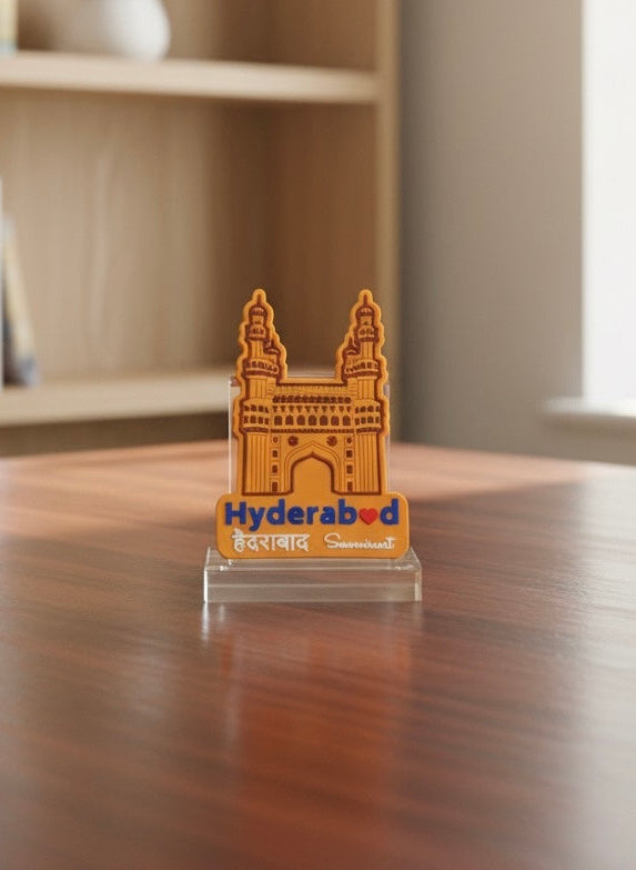 Charminar Magnet (Orange)